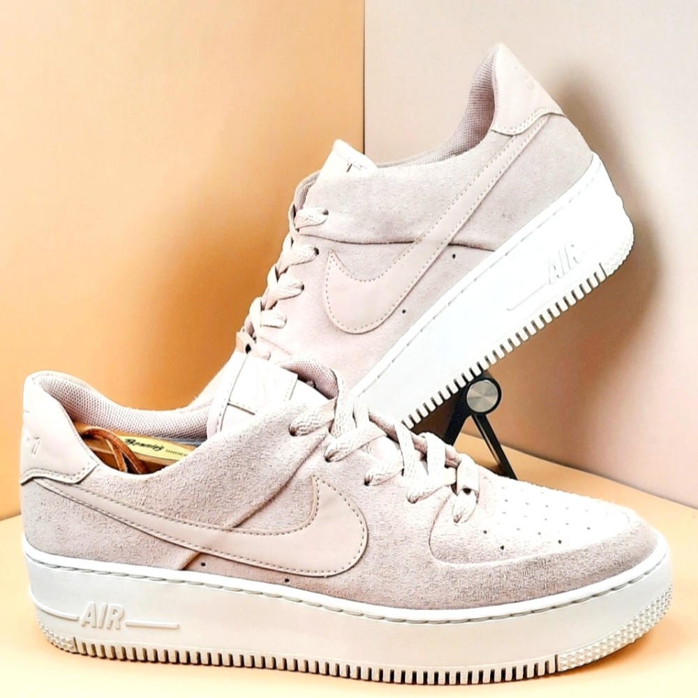 Nike Women's Air Sneakers in Soft Pink and White